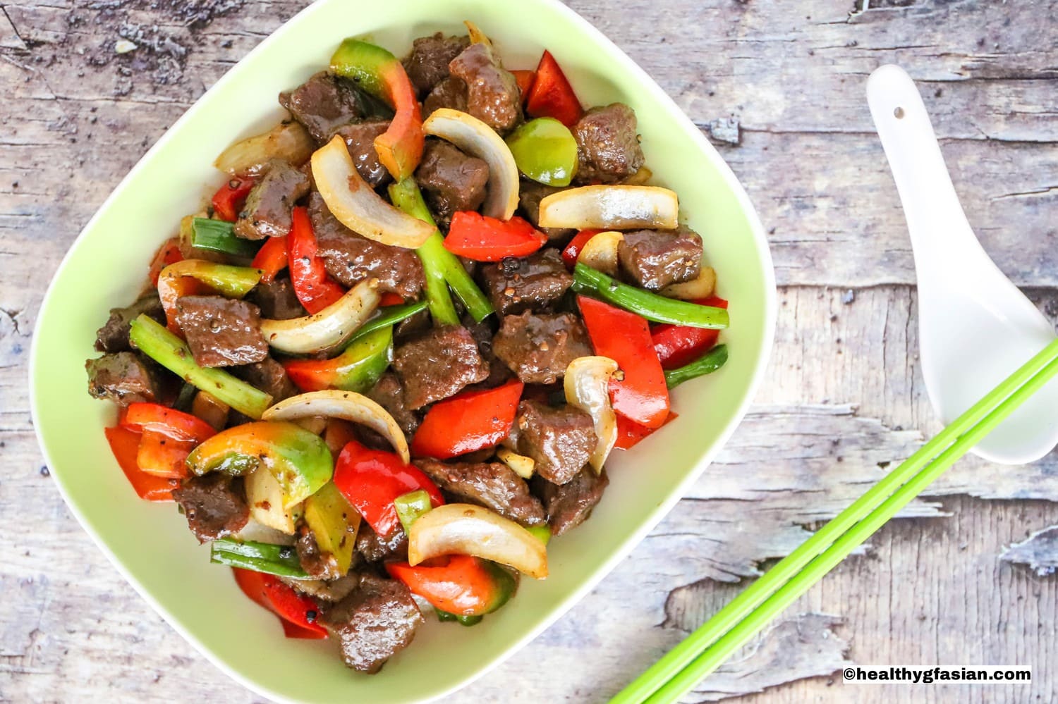 Black Pepper Beef Stir-Fry Gluten Free