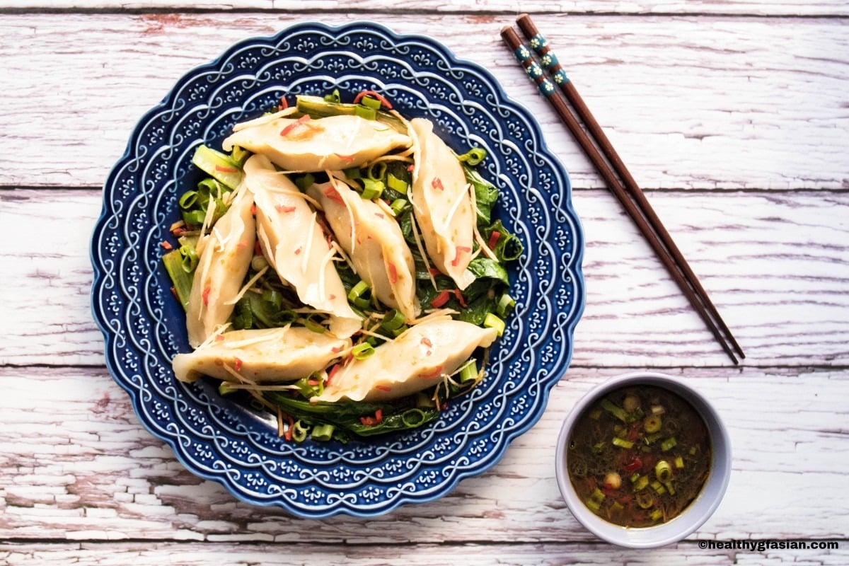 Beef and Leek Dumplings Gluten Free