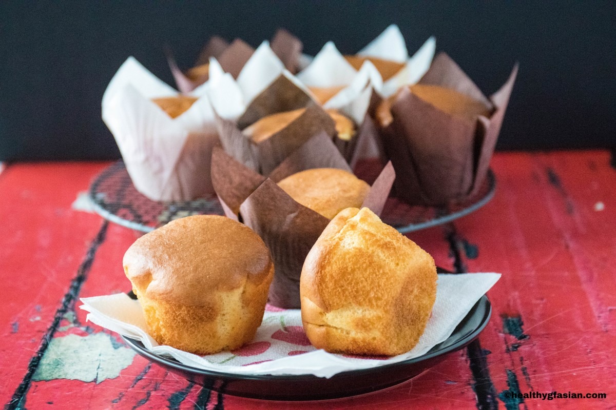 Chinese Egg Cakes (Paper Wrapped Cakes) Gluten Free