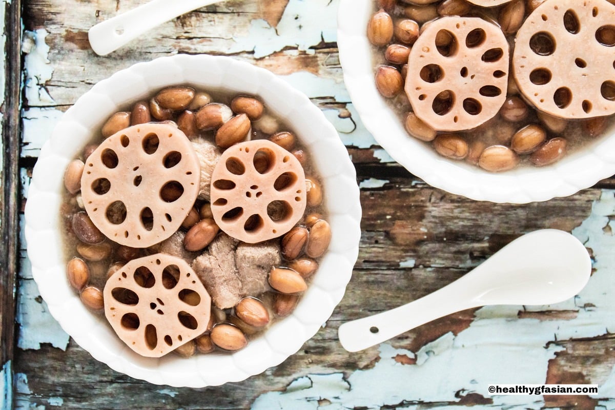 Chinese Lotus Root and Pork Soup Gluten Free