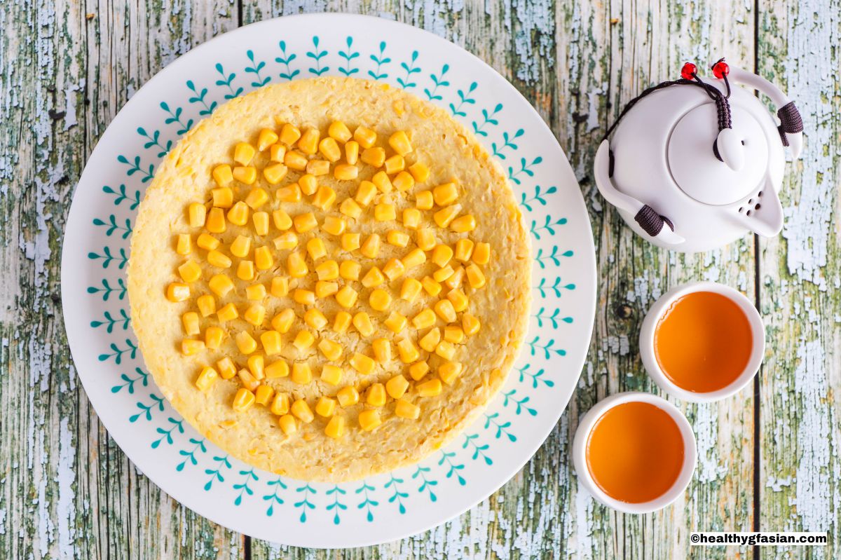 Steamed Sweet Corn Cake (Jagung Kuih) Gluten Free