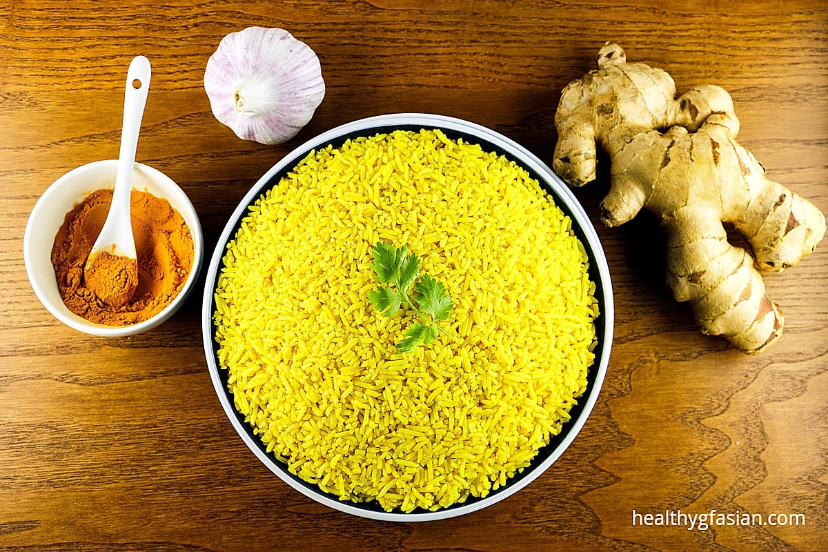 Turmeric Basmati Rice Gluten Free